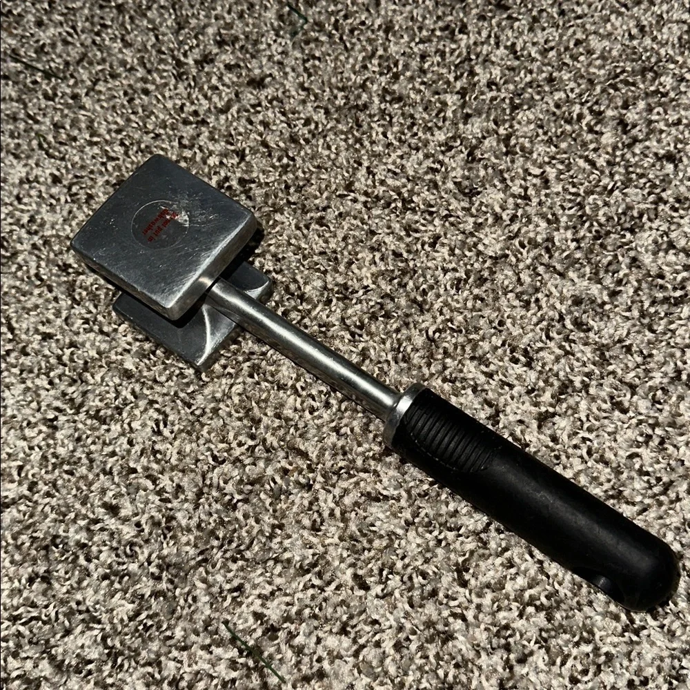 OXO Good Grips Aluminum Meat Pounder Tenderizer Rubber Handled Kitchen Utensil